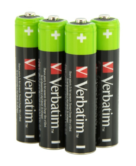 Verbatim 49514 Įkraunamos baterijos NiMH AAA HR03 950mAh (4 vnt pakuotėje)