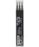 Šerdelės Pilot Frixion Ball, 0.7 mm, juodos, 3 vnt.