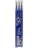 Šerdelės Pilot Frixion Ball, 0.7 mm, mėlynos, 3 vnt.