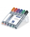 Žymeklių rinkinys konferenciniams bloknotams STAEDTLER Lumocolor 356, 6 spalvos