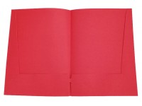 Aplankas kartoninis su dviem kišenėlėm SM-LT, A4, raudonas
