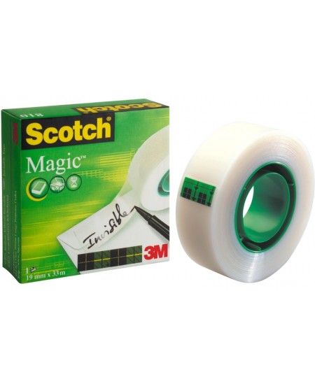 Matinė lipni juostelė SCOTCH MAGIC INVISIBLE, 12 mm x 33 m