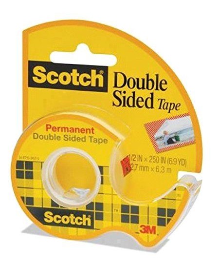 Dvipusė lipni juostelė su laikiklliu SCOTCH, 12,7 mm x 6,3 m