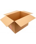 Gofruoto karto dėžės 430x265x325 mm, rudos spalvos, 20 vnt.