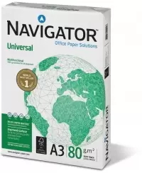 Popierius NAVIGATOR Universal, 80 g/m2, A3, 500 lapų