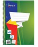 Sąsiuvinis su spirale FORPUS, A4, 70 lapų, su perforacija, linija