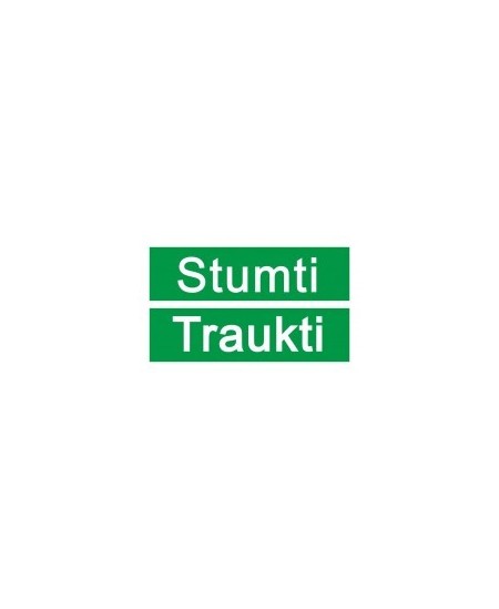 Lipdukas durims "Stumti", "Traukti"