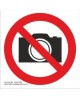 Draudžiamasis saugos ženklas "Draudžiama filmuoti ir fotografuoti"