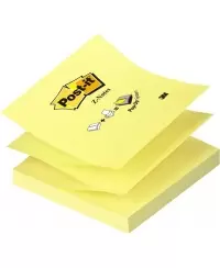 Lipnūs lapeliai POST-IT Z , 76x76 mm, 100 lapelių, geltoni