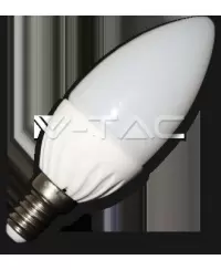 Šviesos diodų (LED) elektros lemputė, E14, 4W, 3000K, tulpės formos