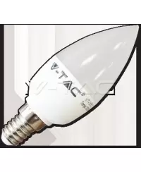 Šviesos diodų (LED) elektros lemputė, E14, 6W, 3000K, tulpės formos