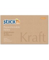 Lipnūs lapeliai SRTICK´N Kraft, 76x127 mm, 100 lapelių