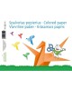Spalvotas popierius SM-LT, vienpusis, A4, 80 g/m2, 8 lapai