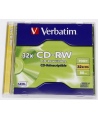 Laikmena VERBATIM CD-R, 700MB, 52X, storoje dėžutėje