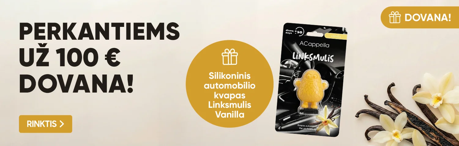 Dovana perkantiems už 100 EUR