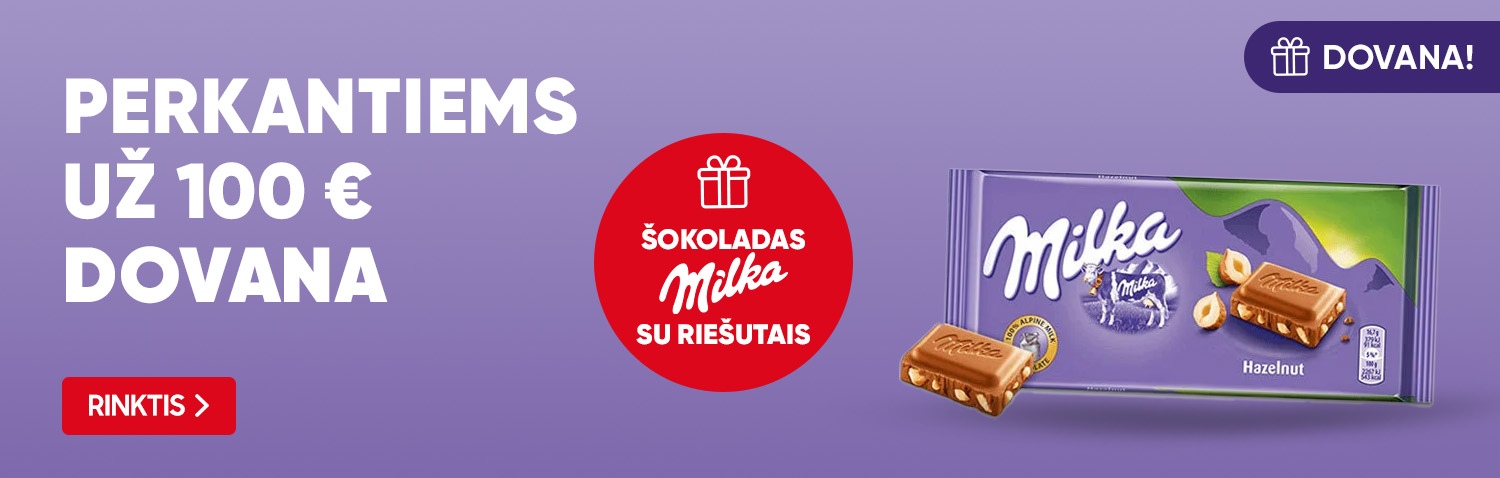 Dovana perkantiems už 100 EUR