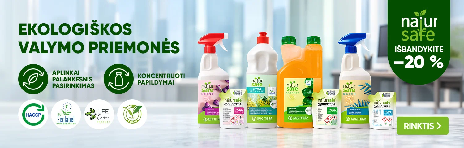 Natursafe prekėms 20 proc. nuolaida