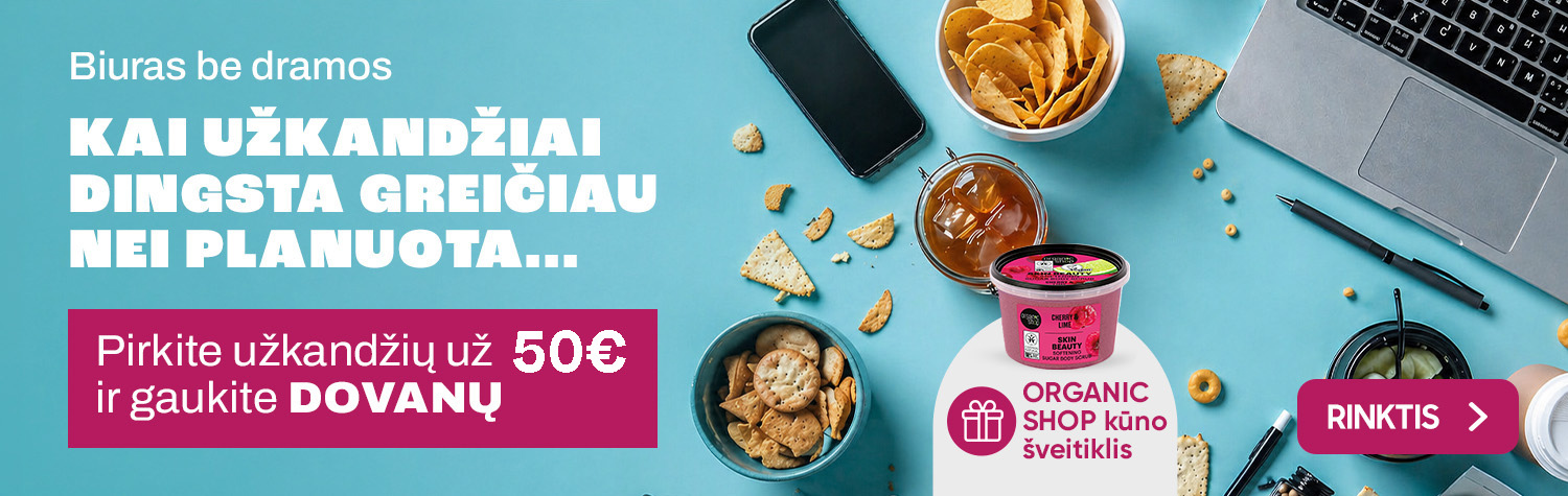 Dovana užkandžių už 100 EUR