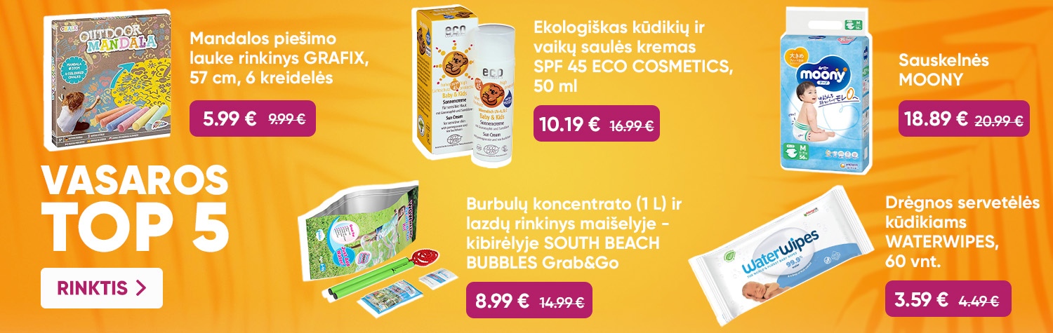 Vasaros TOP 5