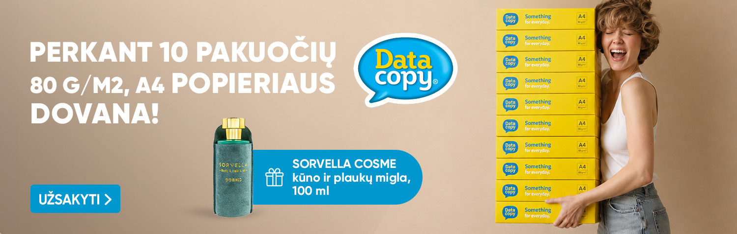 Dovana perkantiems 10 pak. Data Copy A4 popieriaus