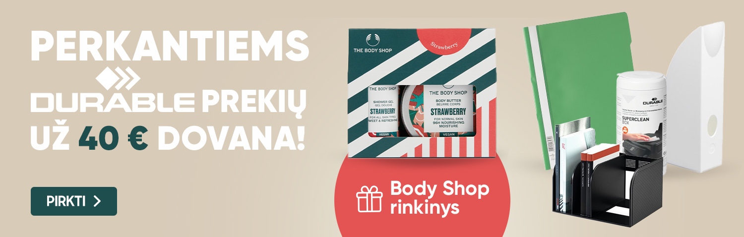 Dovana perkantiems DURABLE už 40 EUR