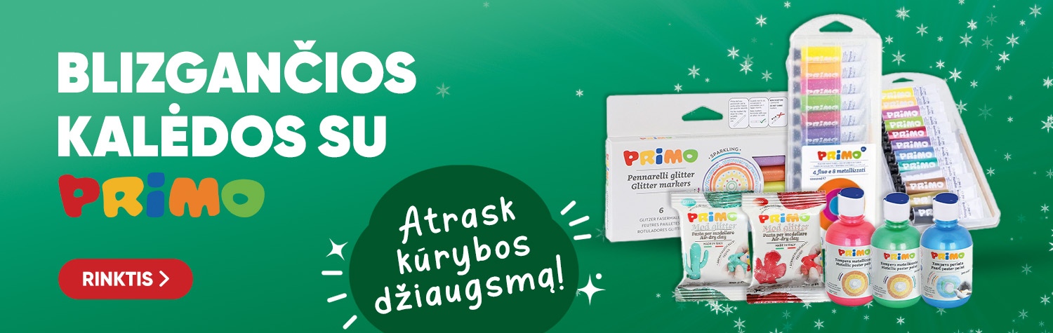 Blizgančios Kalėdos su Primo