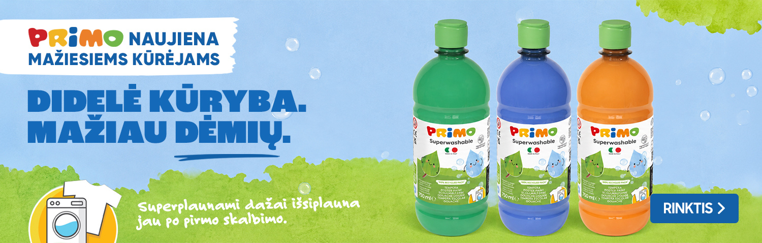 PRIMO gua&scaron;ai SUPERWASHABLE
