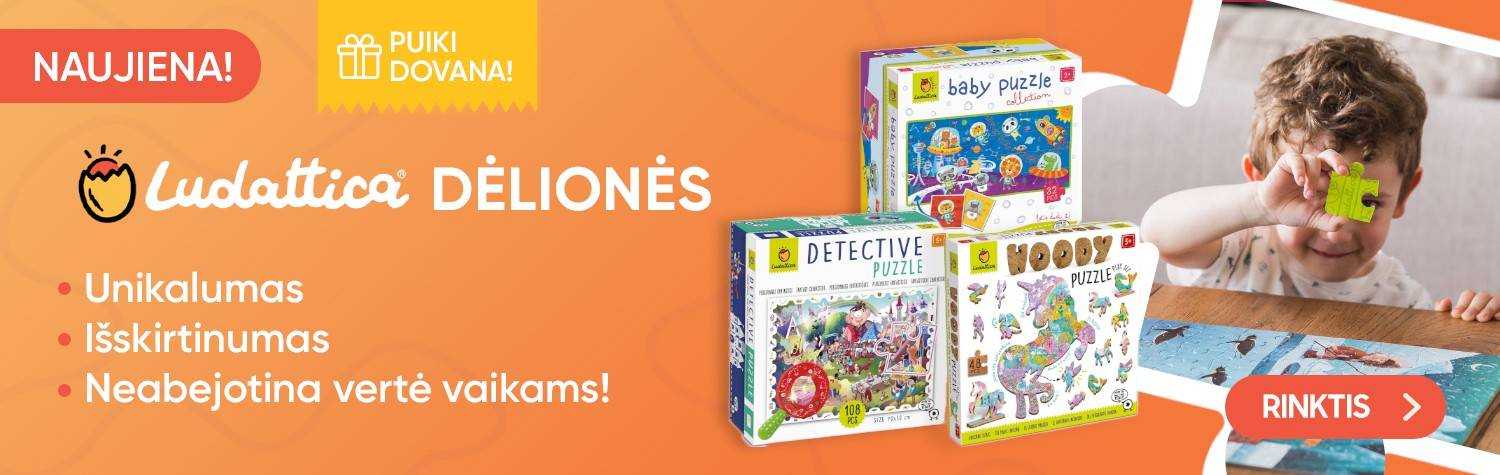 NAUJIENA: LUDATTICA dėlionės
